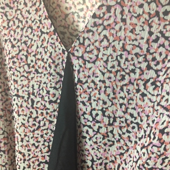 [Bar III] Pink Animal Print Long Sleeve Bodysuit - Picture 7 of 11